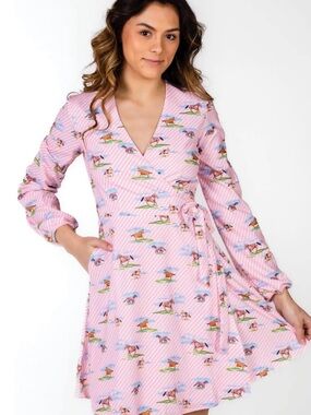 Shinesty ‘The Supreme Steed’ Derby Wrap Dress Size XL